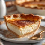 Delicious Sugar Cream Pie with creamy filling and flaky crust