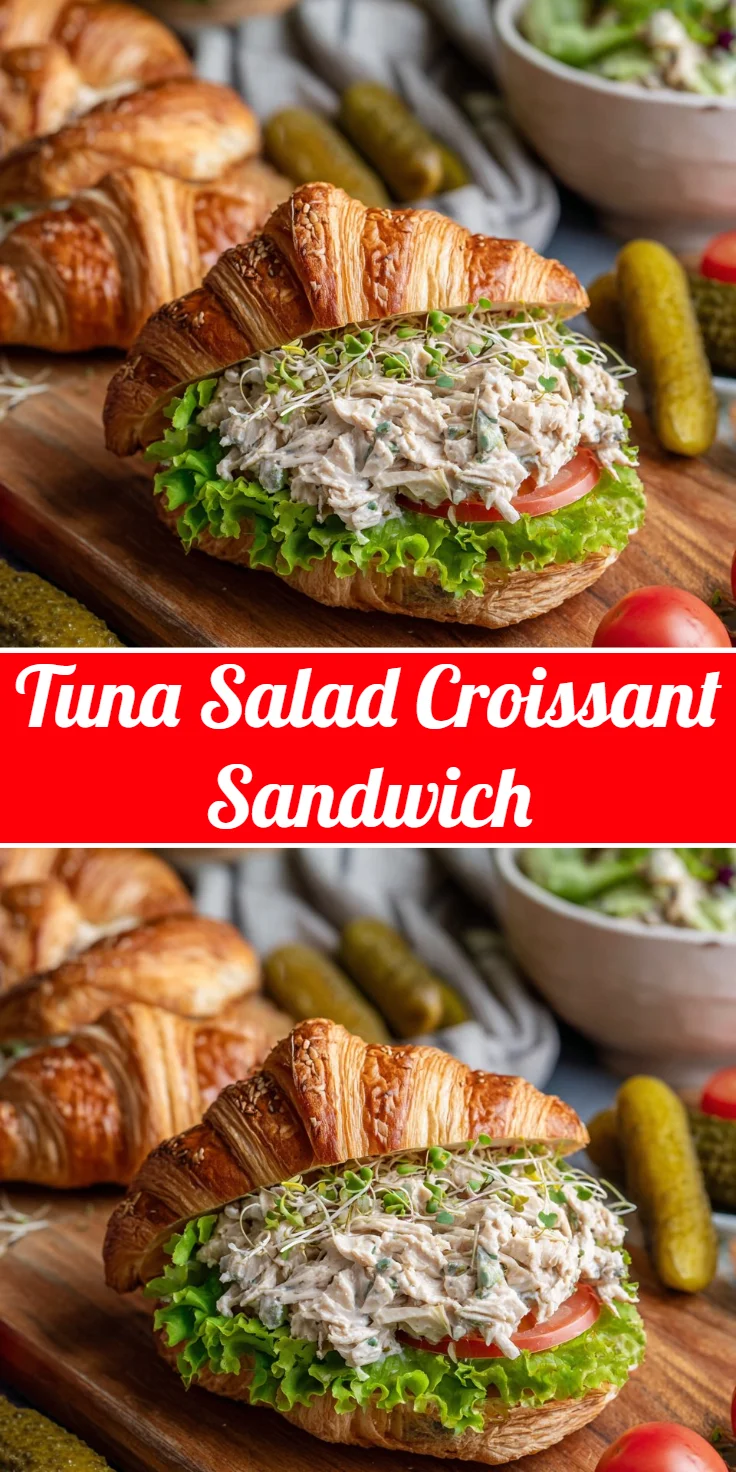Tuna Salad Croissant Sandwich