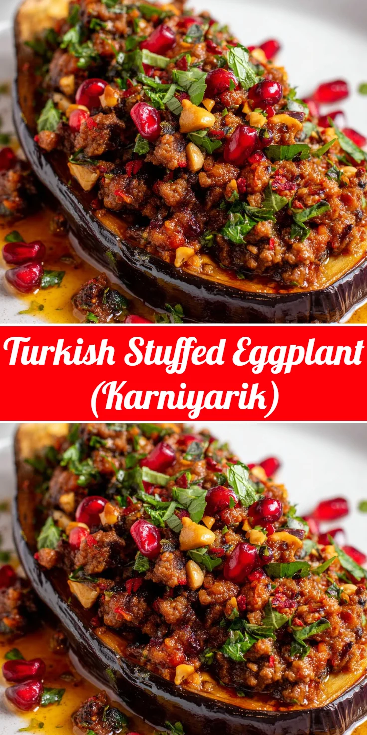 Turkish Stuffed Eggplant (Karniyarik)