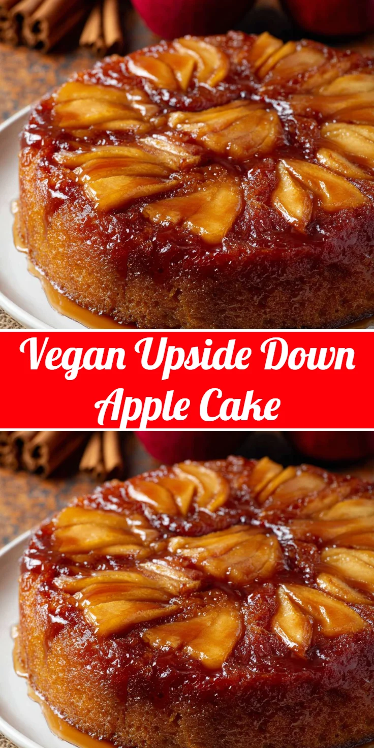Vegan Upside Down Apple Cake