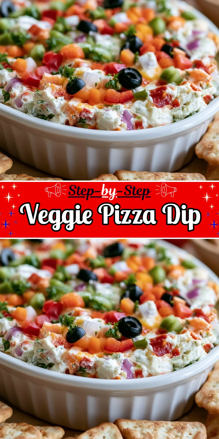 Veggie Pizza Dip