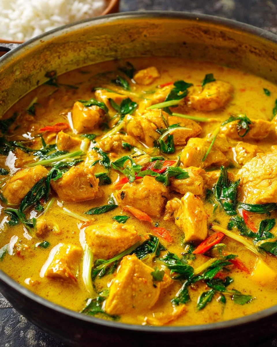 Yellow Thai Chicken Coconut Curry