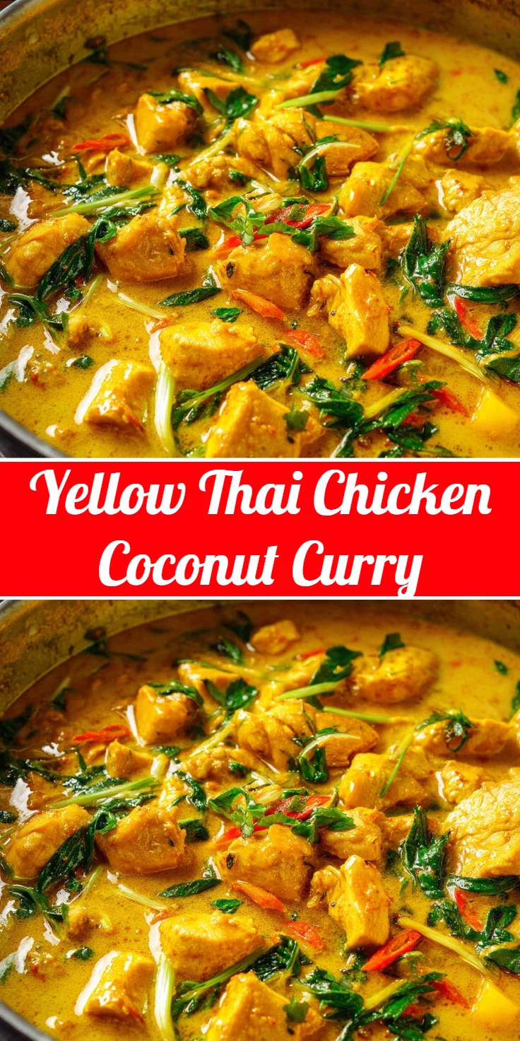 Yellow Thai Chicken Coconut Curry