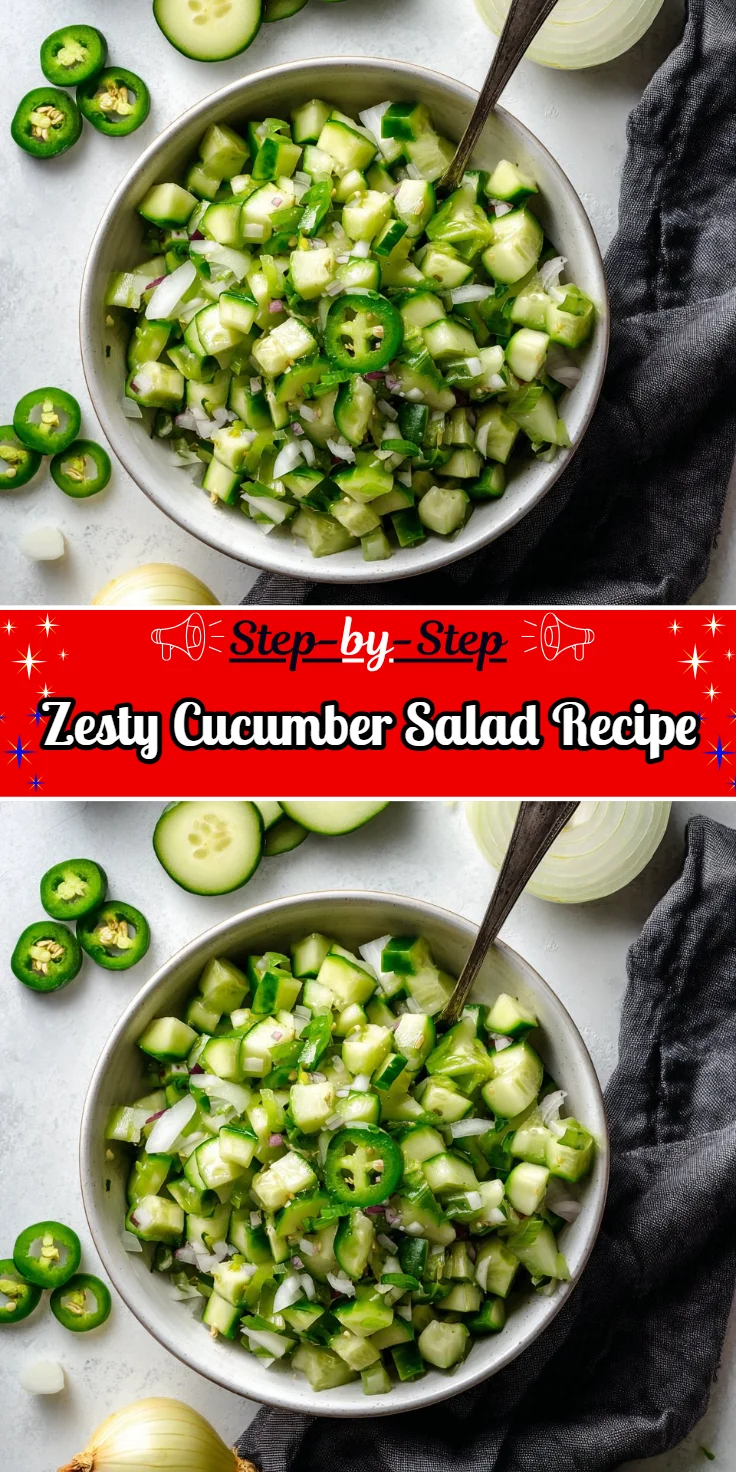 Zesty Cucumber Salad Recipe