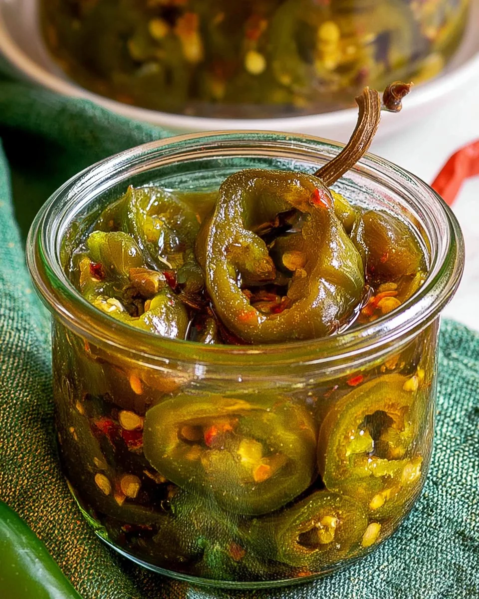 Delicious candied jalapeños recipe for making cowboy candy