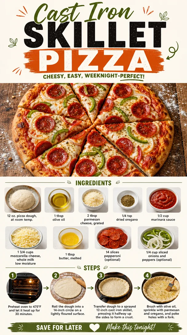 Cast Iron Skillet Pizza