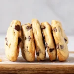 Chocolate chip cookies made without brown sugar, freshly baked and delicious.