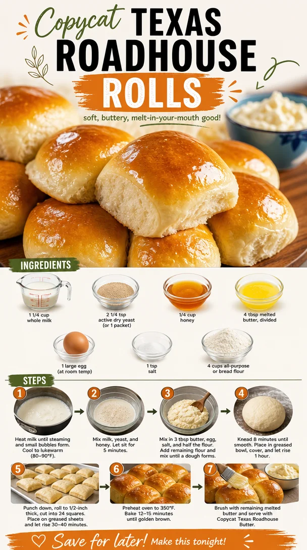 Copycat Texas Roadhouse Rolls