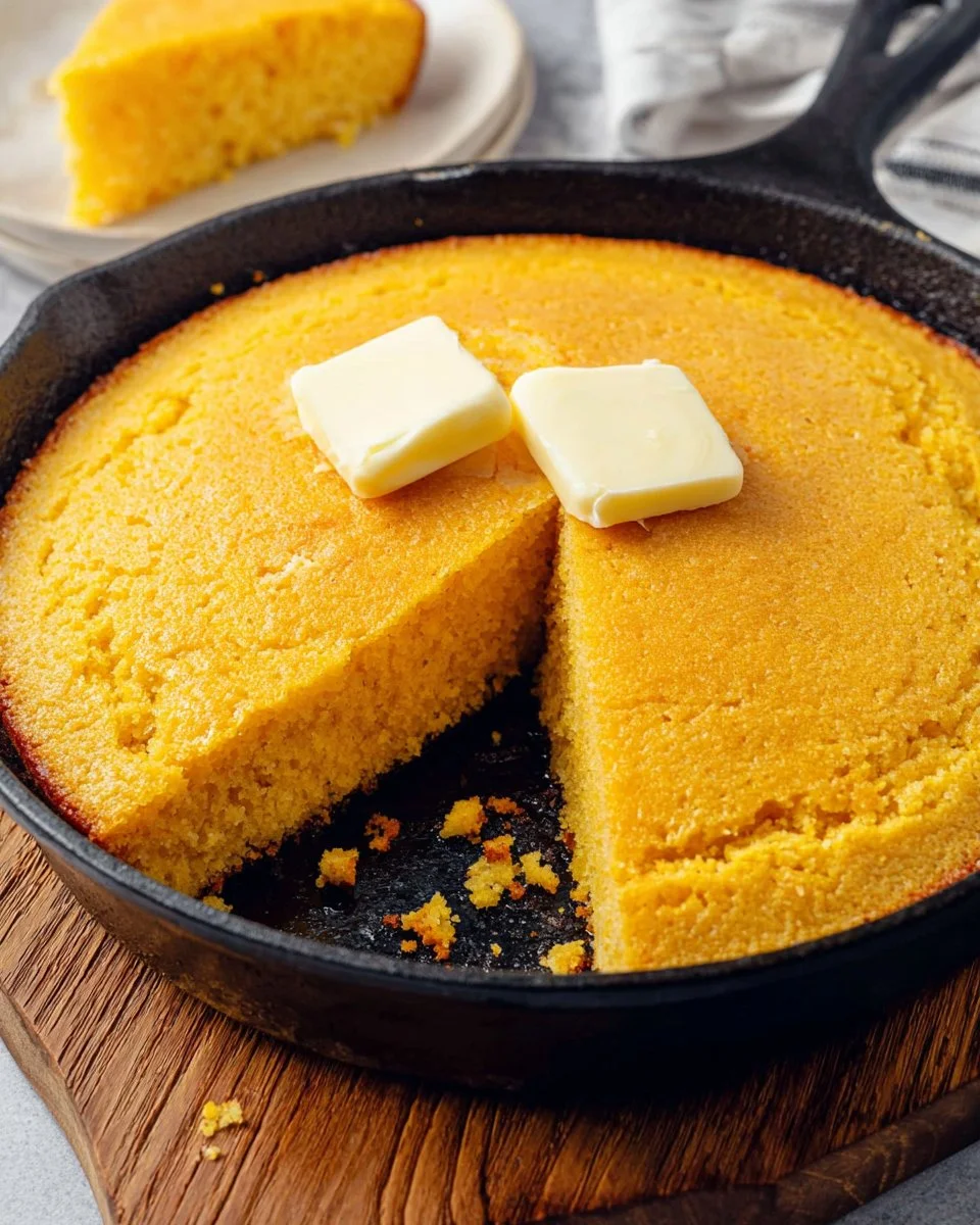 Delicious homemade Corn Pone made with cornmeal, a classic Southern dish
