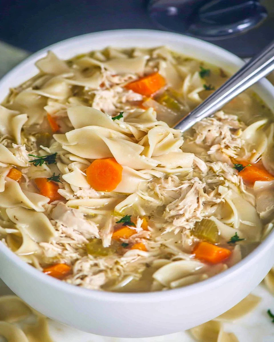 Crockpot Chicken Noodle Soup