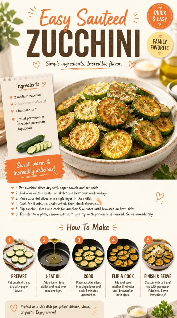 Easy Sauteed Zucchini