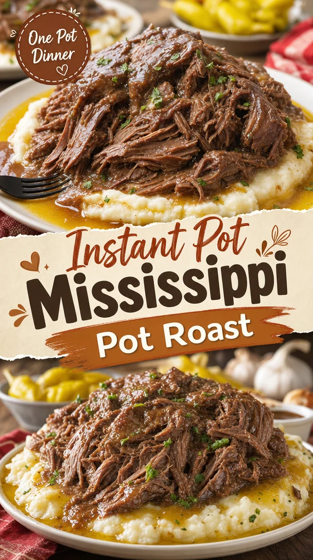 Instant Pot Mississippi Pot Roast