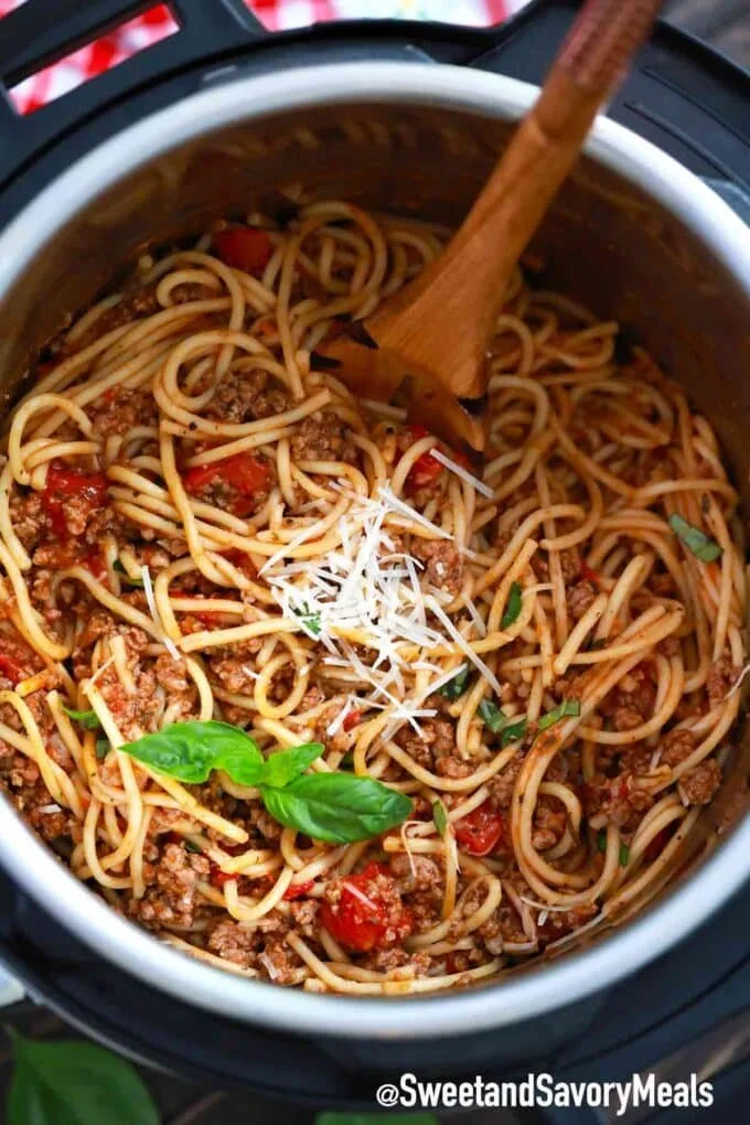 Instant Pot Spaghetti