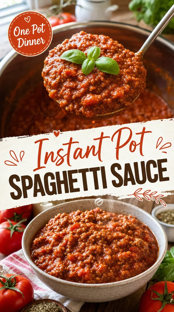 Instant Pot Spaghetti Sauce