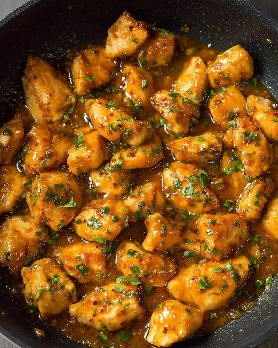 A delicious plate of one pot apricot chicken served with vegetables