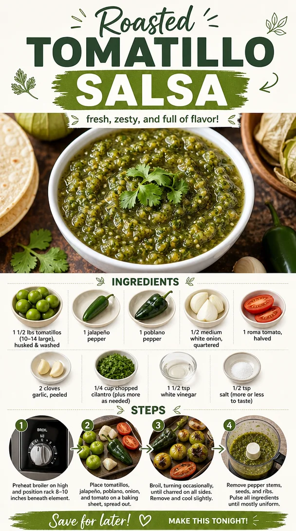 Roasted Tomatillo Salsa