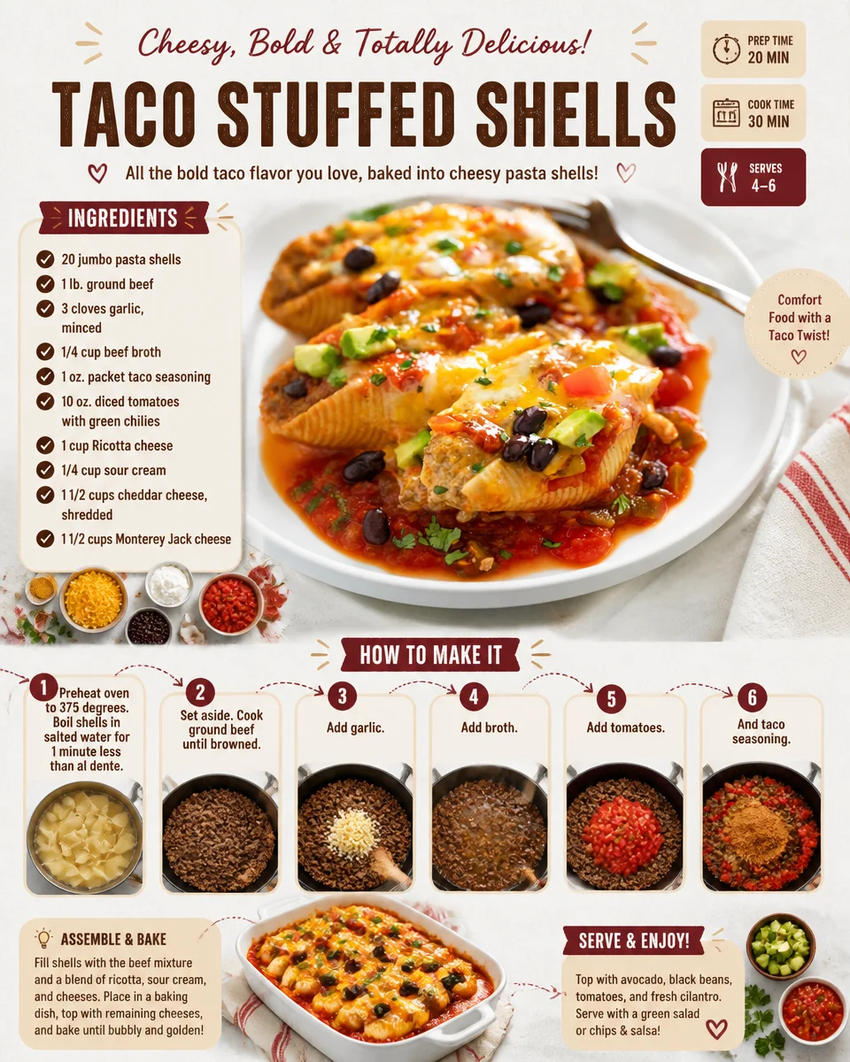 Taco Stuffed Shells