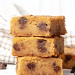 Delicious Banana Chocolate Chip Bars fresh out of the oven