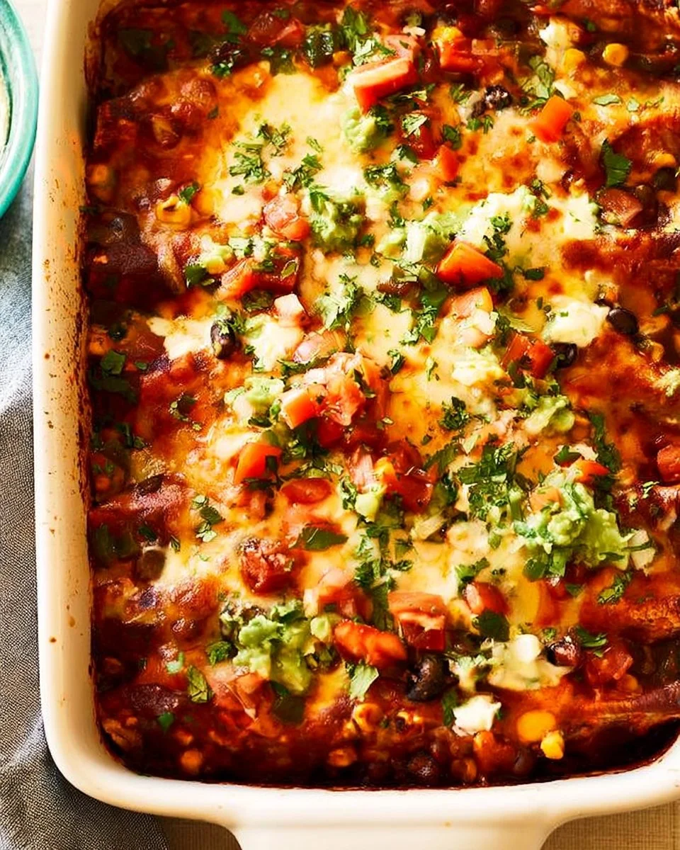 Delicious easy beef enchiladas served with toppings