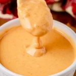 Bowl of homemade Chick Fil A sauce with dipping ingredients
