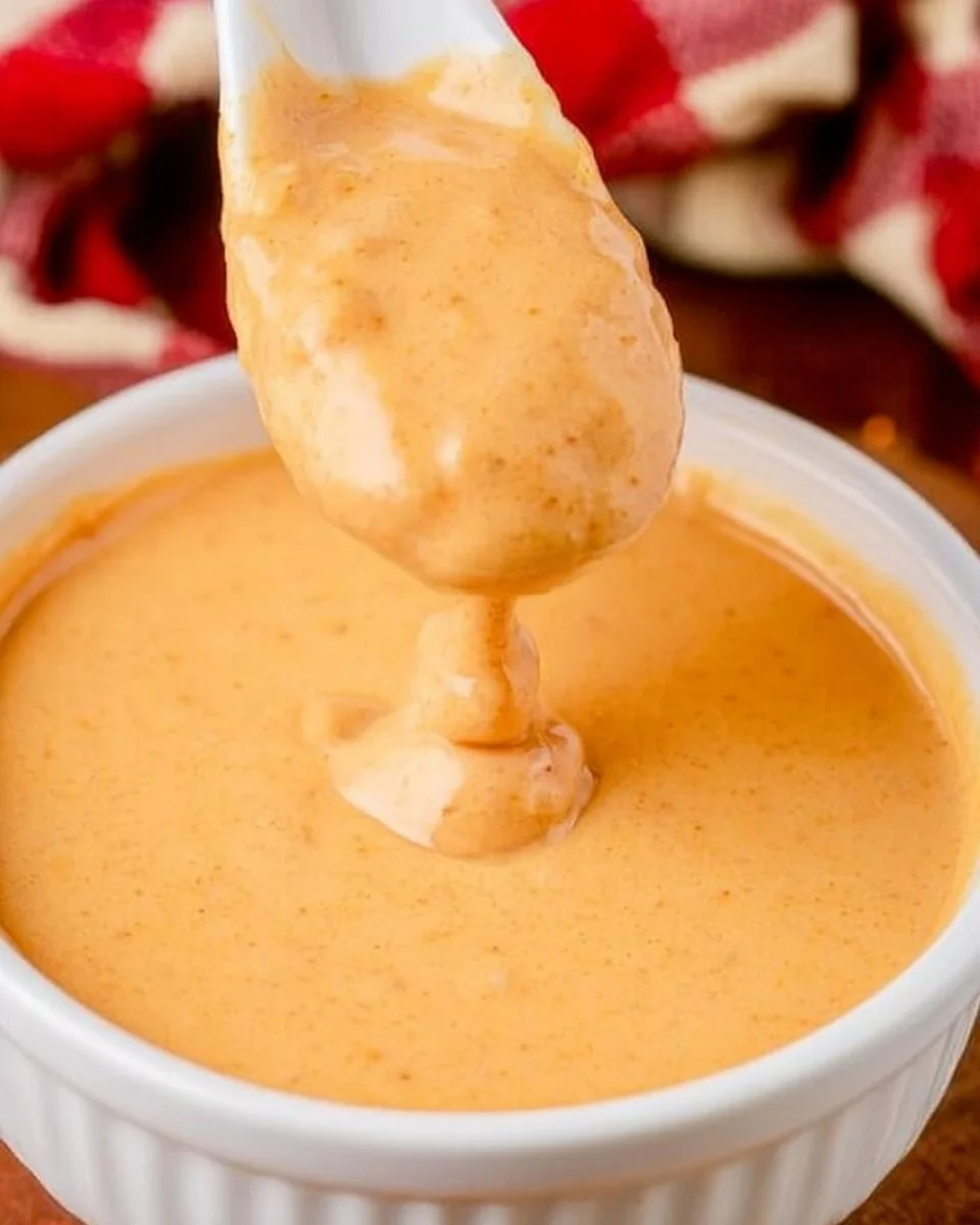Bowl of homemade Chick Fil A sauce with dipping ingredients