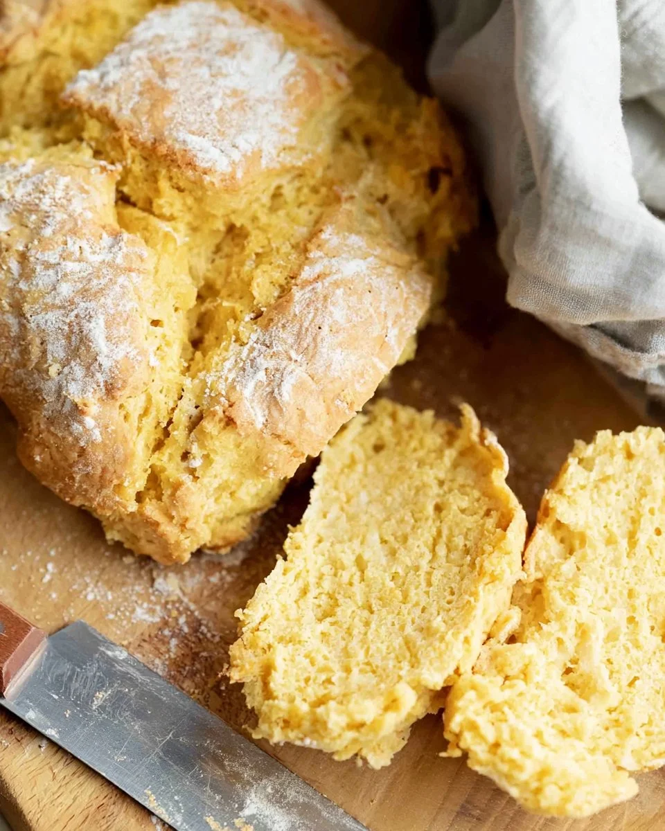 Quick gluten-free bread baked fresh with natural ingredients