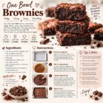 One Bowl Brownies